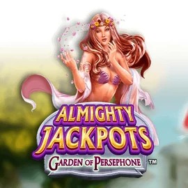 Almighty Jackpots: Garden of Persephone by Novomatic, showcased at casinositesbelgie.it.com – game logo