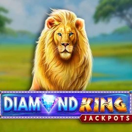 Diamond King Jackpots online game logo by SpinPlay Games on casinositesbelgie.it.com